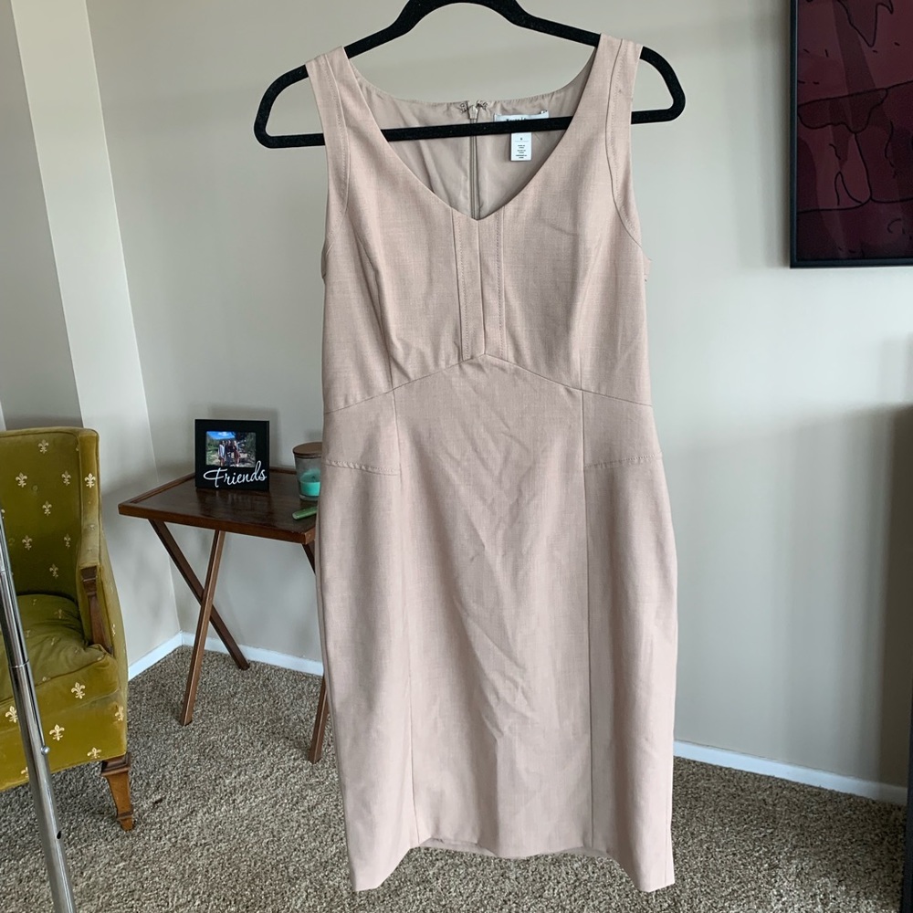 Tan Work Dress